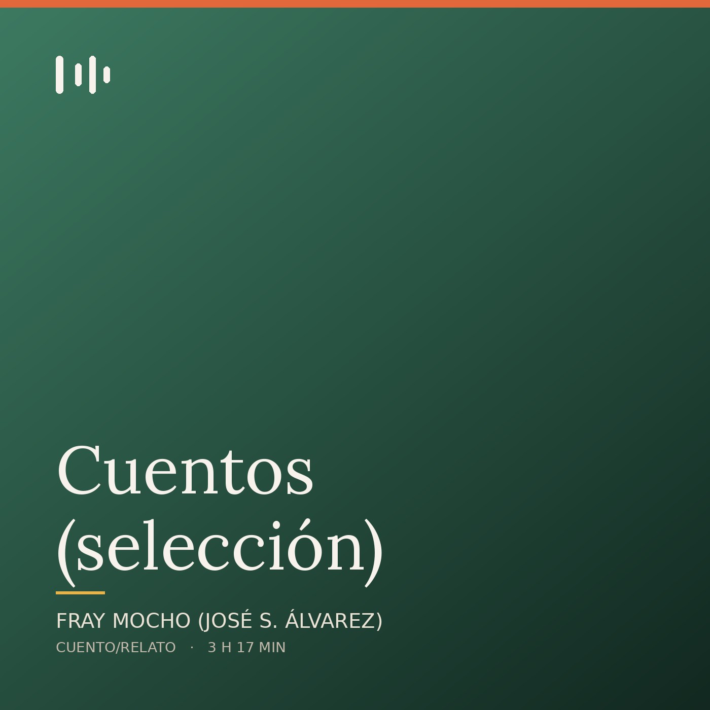 Portada de Cuentos (selección), de Fray Mocho (José S. Álvarez)