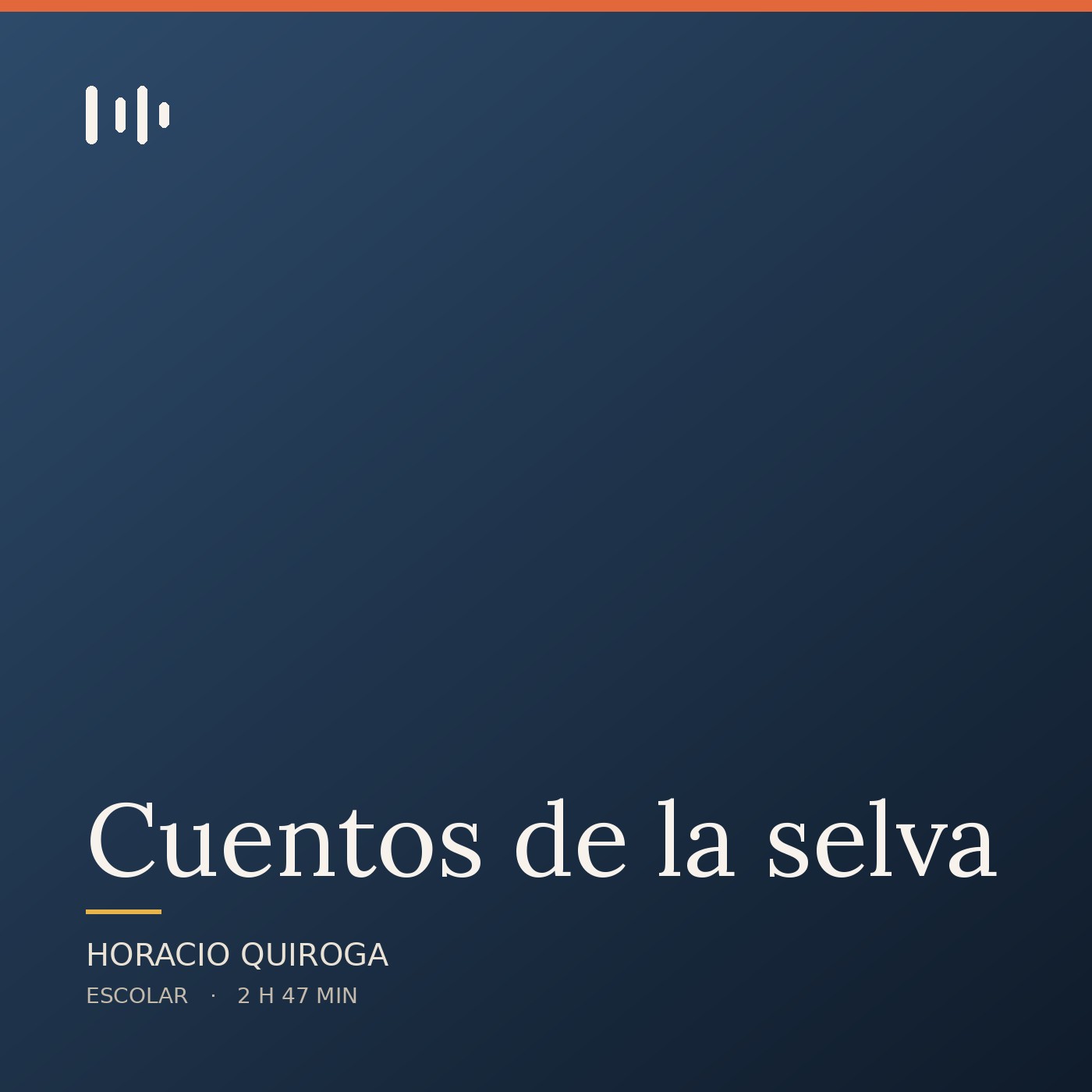 Portada de Cuentos de la selva, de Horacio Quiroga