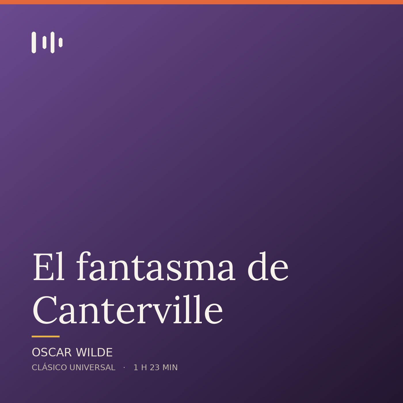 Portada de El fantasma de Canterville, de Oscar Wilde