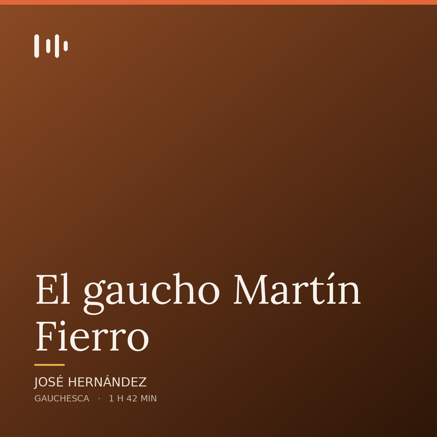 Portada de El gaucho Martín Fierro, de José Hernández