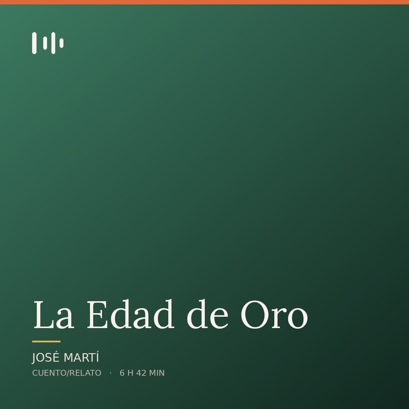 Portada de La Edad de Oro, de José Martí