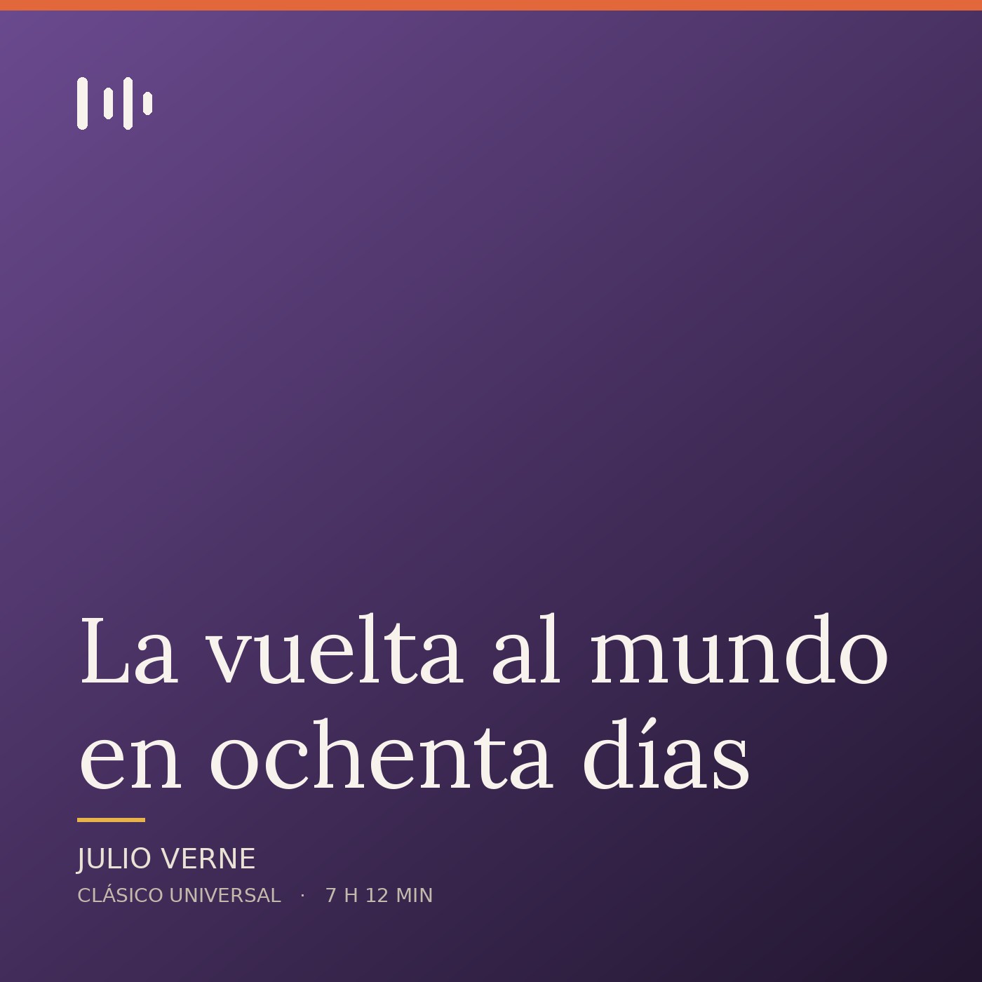 Portada de La vuelta al mundo en ochenta días, de Julio Verne