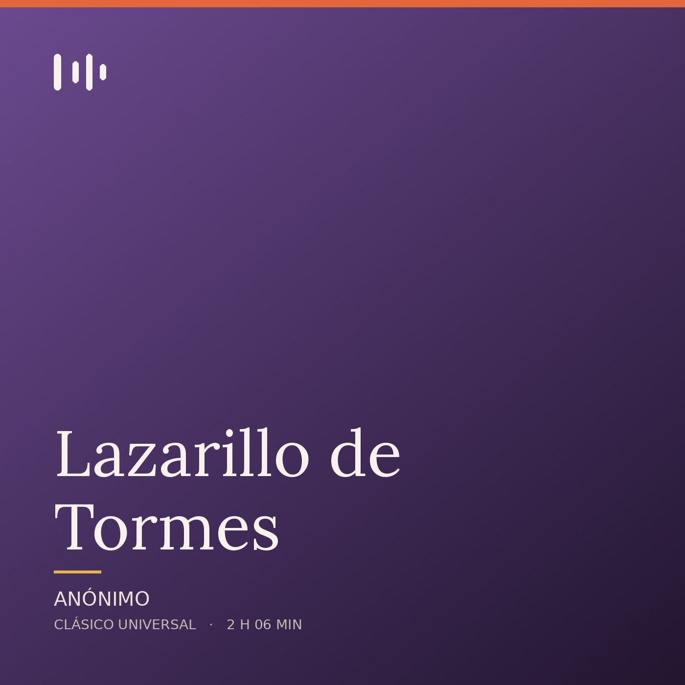 Portada de Lazarillo de Tormes, de Anónimo