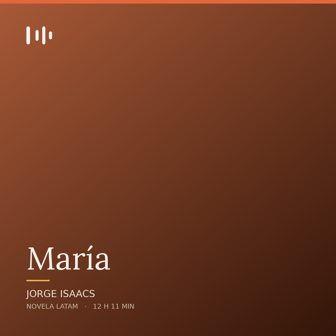 Portada de María, de Jorge Isaacs